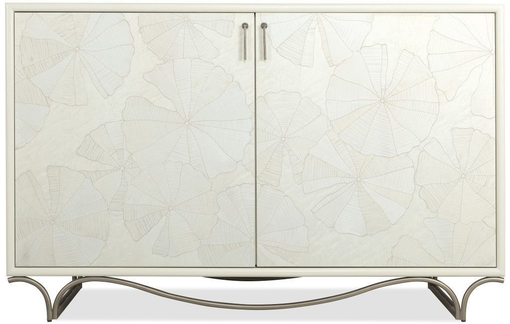 Melange White Lotus Hall Chest
