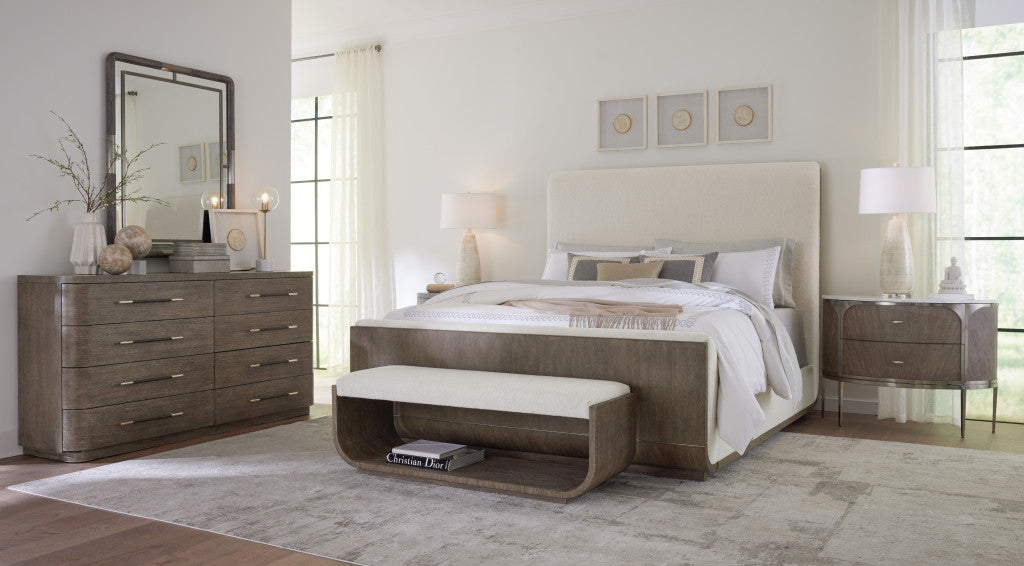 Modern Mood Queen Upholstered Panel Bed