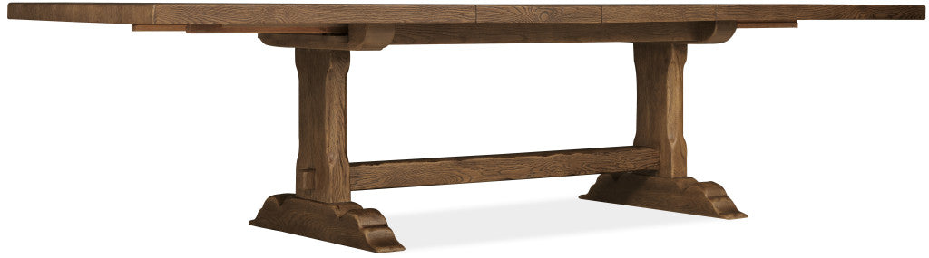 Driftwood Rectangle Dining Table with Two 20-inch Leaves