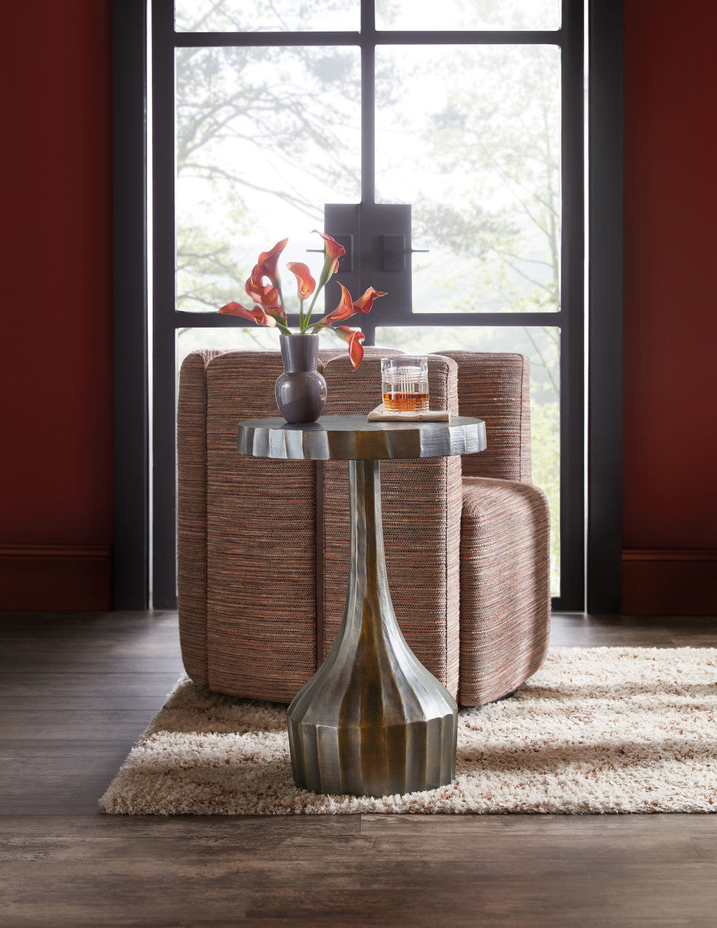 Commerce and Market Ferrous Accent Table